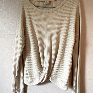 Paper Crane Twist Front Top-M